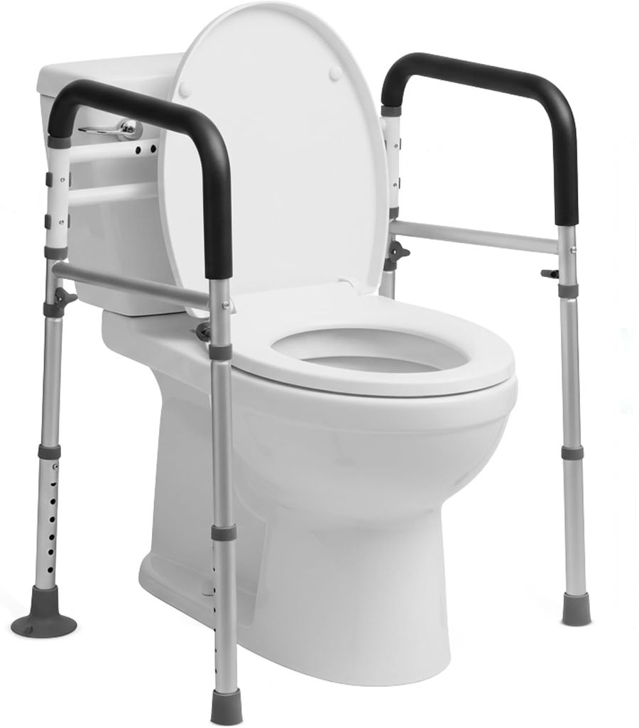 Abrielder toilet safety rail